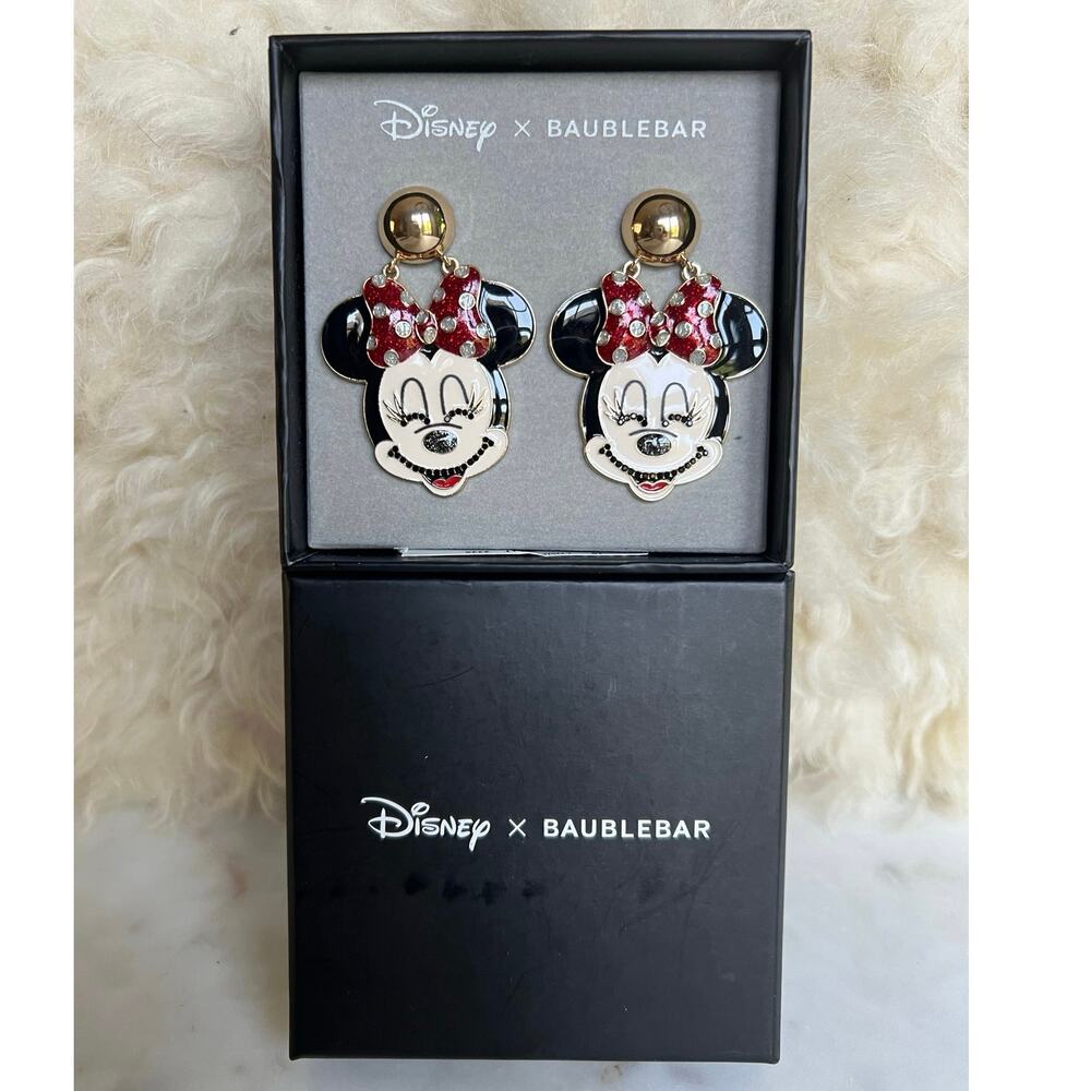 Minnie Mouse Disney x BaubleBar Dangle Statement Earrings